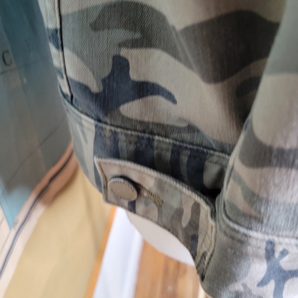 Liverpool Los Angeles Camo Print Jacket. Size M. Coat Biker Blokecore Military - Picture 6 of 6